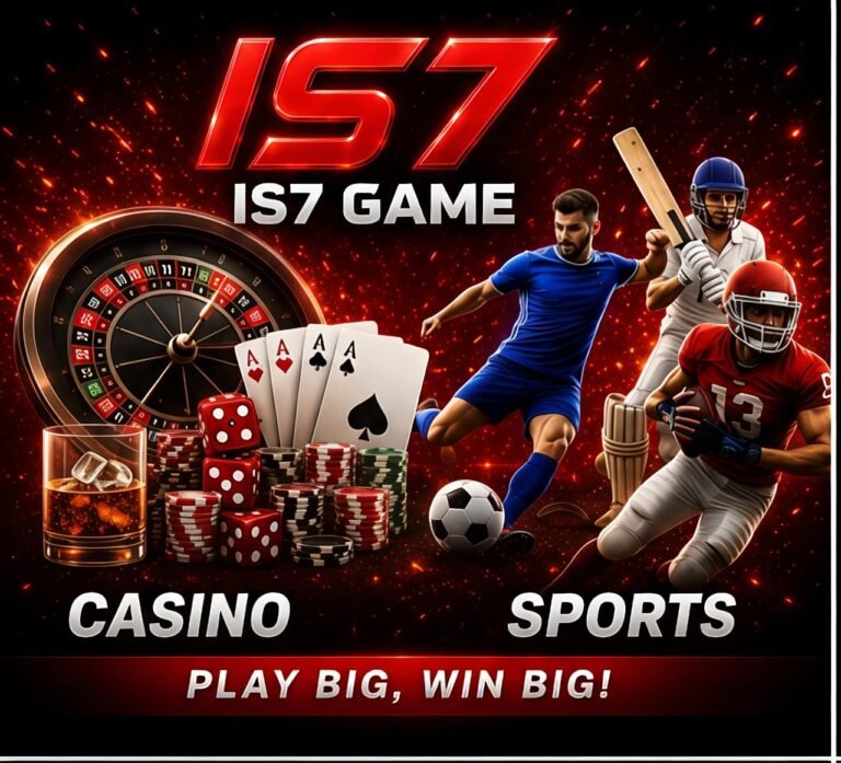 IS7 Game homepage with IS7 APK download and login guide for 2026